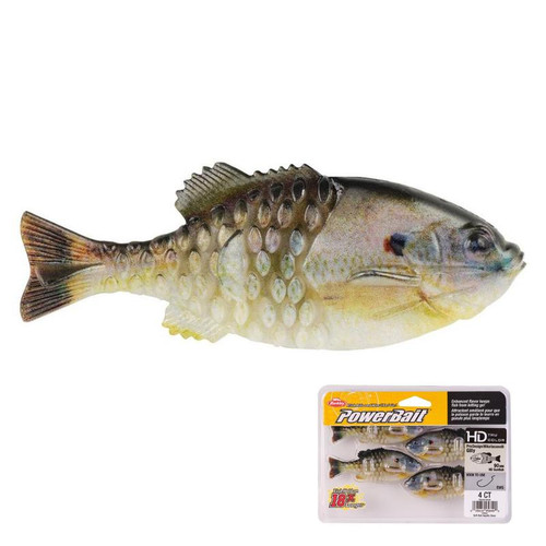 POWERBAIT GILLY 90 4PK SUNFISH