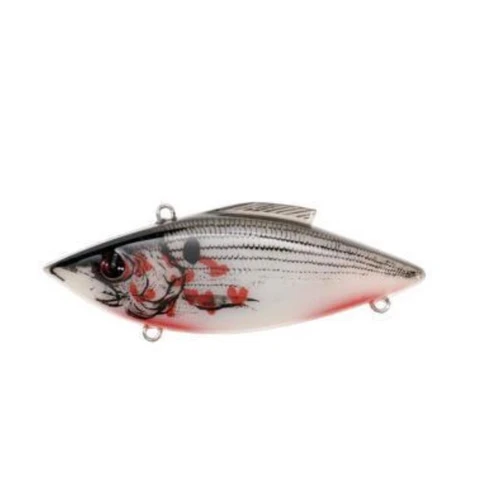 BILL LEWIS TINY TRAP 1/8OZ WHITE BLEEDING SHAD