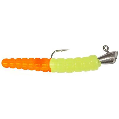 Lelands Lures Trout Magnet 9pc. ORANGE/CHARTREUSE
