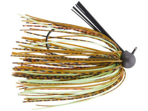 Queen Tackle Tungsten Finesse Peanut Football Jig 1/4oz  Hot Mess