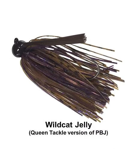 Queen Tackle Tungsten Football Jig  1/2oz Wildcat Jelly