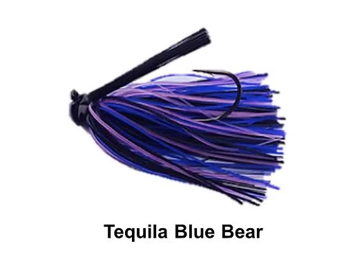 Queen Tackle Tungsten Football Jig  1/2oz TEQUILLA BLUE BEAR