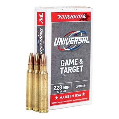 Winchester Ammo .223 Remington 20rd 62gr FMJ Open Tip U223HP62