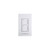 Wall Control - Fan 3 Speeds and Dimming Light - WH