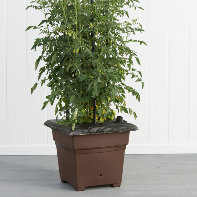 handmade terracotta plant pots Terracotta Planter Vase with Handles, Size: Large, Red main image 0