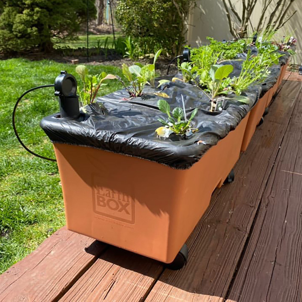 Automatic Watering System for EarthBox Planter Boxes