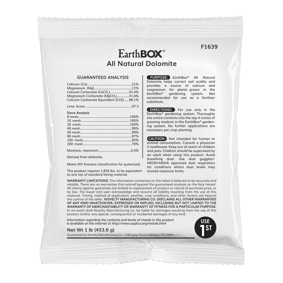 EarthBox Planting Kit Fertilizer & Potting Soil Mix