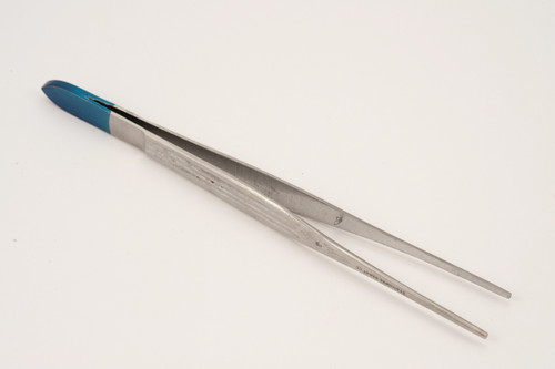 Amtech McIndoe Dissecting Forceps Blunt End Sterile Single Use Blue Ends 15cm