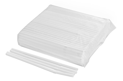 Straws Flexi White Pack 250