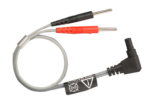 Fortress 90 Degree Black Cables Exposed Pins Pack 2