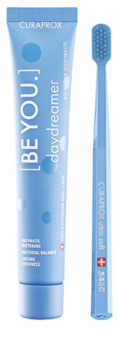Curaprox Be You DAYDREAMER Blue Combo Pack (1x 90ml Paste and 5460 Toothbrush)