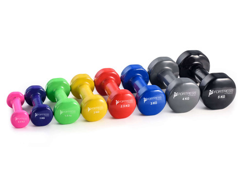 Fortress Dumbell 6kg Black
