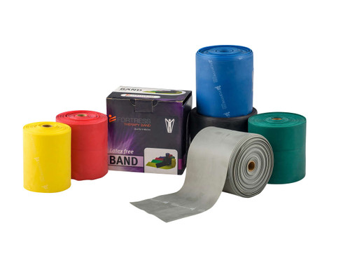 Fortress Therapy Band Green Firm Resistance 25m Latex Free