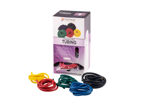 Fortress Premium Plus Therapy Tubing Dispenser Black XX Heavy Resistance Pack 8