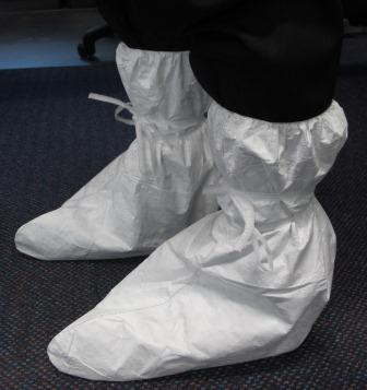Sterile Gamma Treated Tyvek Boot Covers  Box 100 Pairs (Expiry 2019) **CLEARANCE**