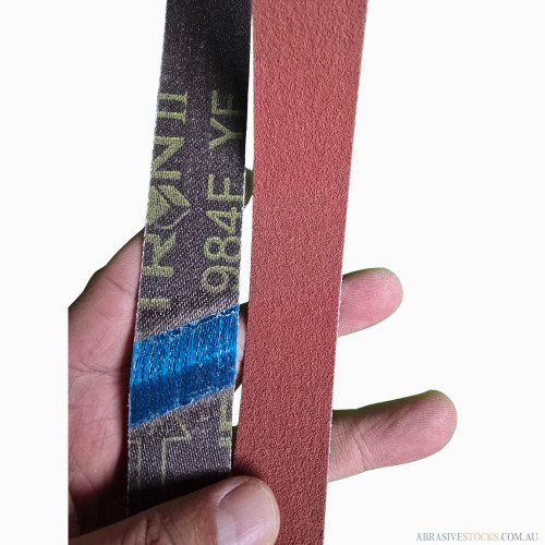 984F Ceramic Sanding Belt 762x25.4mm #120