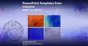 PowerPoint Templates from Indezine - 001 Designs 0001 to 0025