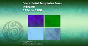 PowerPoint Templates from Indezine - 008 Designs 0176 to 0200