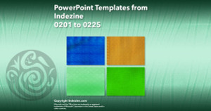 PowerPoint Templates from Indezine - 009 Designs 0201 to 0225