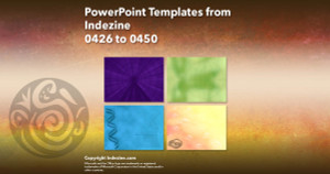 PowerPoint Templates from Indezine - 018 Designs 0426 to 0450