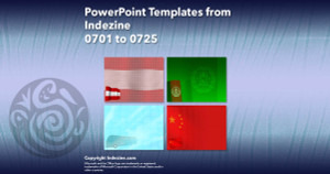 PowerPoint Templates from Indezine - 029 Designs 0701 to 0725