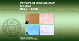 PowerPoint Templates from Indezine - 036 Designs 0876 to 0900