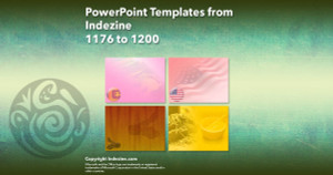 PowerPoint Templates from Indezine - 048 Designs 1176 to 1200