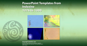 PowerPoint Templates from Indezine - 052 Designs 1276 to 1300