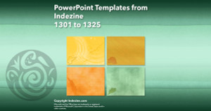 PowerPoint Templates from Indezine - 053 Designs 1301 to 1325