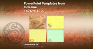 PowerPoint Templates from Indezine - 060 Designs 1476 to 1500