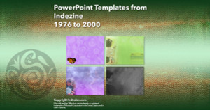 PowerPoint Templates from Indezine - 080 Designs 1976 to 2000