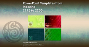 PowerPoint Templates from Indezine - 088 Designs 2176 to 2200