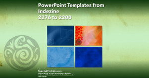 PowerPoint Templates from Indezine - 092 Designs 2276 to 2300