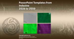 PowerPoint Templates from Indezine - 102 Designs 2526 to 2550