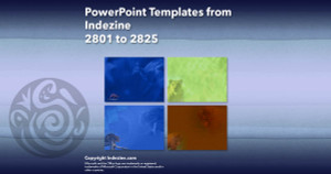 PowerPoint Templates from Indezine - 113 Designs 2801 to 2825