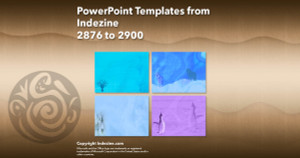 PowerPoint Templates from Indezine - 116 Designs 2876 to 2900