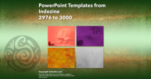 PowerPoint Templates from Indezine - 120 Designs 2976 to 3000