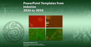 PowerPoint Templates from Indezine - 122 Designs 3026 to 3050