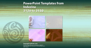 PowerPoint Templates from Indezine - 126 Designs 3126 to 3150