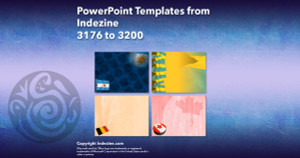 PowerPoint Templates from Indezine - 128 Designs 3176 to 3200