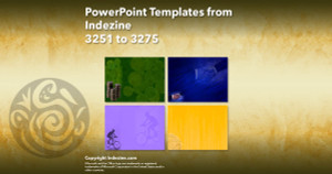 PowerPoint Templates from Indezine - 131 Designs 3251 to 3275