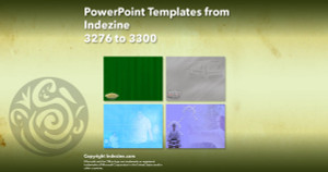 PowerPoint Templates from Indezine - 132 Designs 3276 to 3300