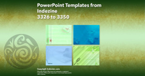 PowerPoint Templates from Indezine - 134 Designs 3326 to 3350