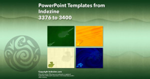 PowerPoint Templates from Indezine - 136 Designs 3376 to 3400