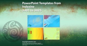 PowerPoint Templates from Indezine - 137 Designs 3401 to 3425