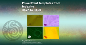 PowerPoint Templates from Indezine - 138 Designs 3426 to 3450