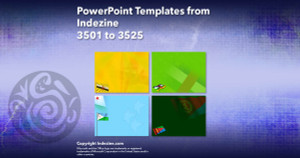 PowerPoint Templates from Indezine - 141 Designs 3501 to 3525