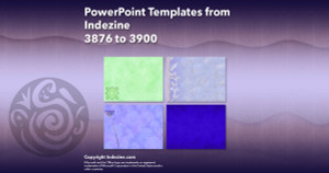 PowerPoint Templates from Indezine - 156 Designs 3876 to 3900