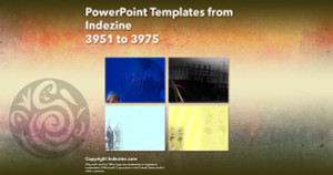 PowerPoint Templates from Indezine - 159 Designs 3951 to 3975