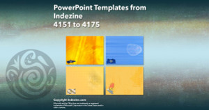 PowerPoint Templates from Indezine - 167 Designs 4151 to 4175